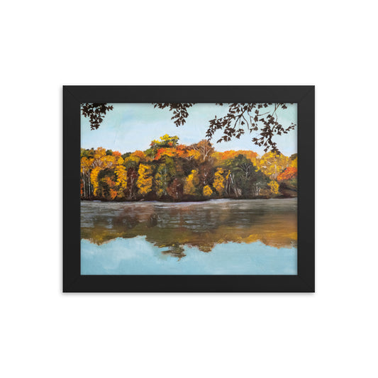 Fall's Foliage 8x10in Framed Print