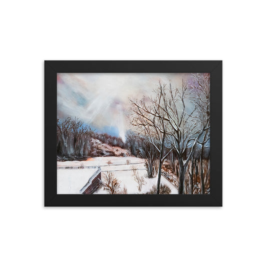 Winter's Sky 8x10in Framed Print