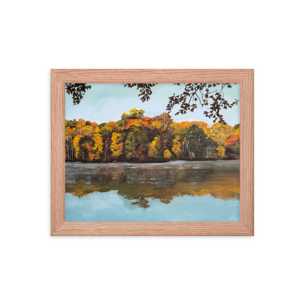 Fall's Foliage 8x10in Framed Print