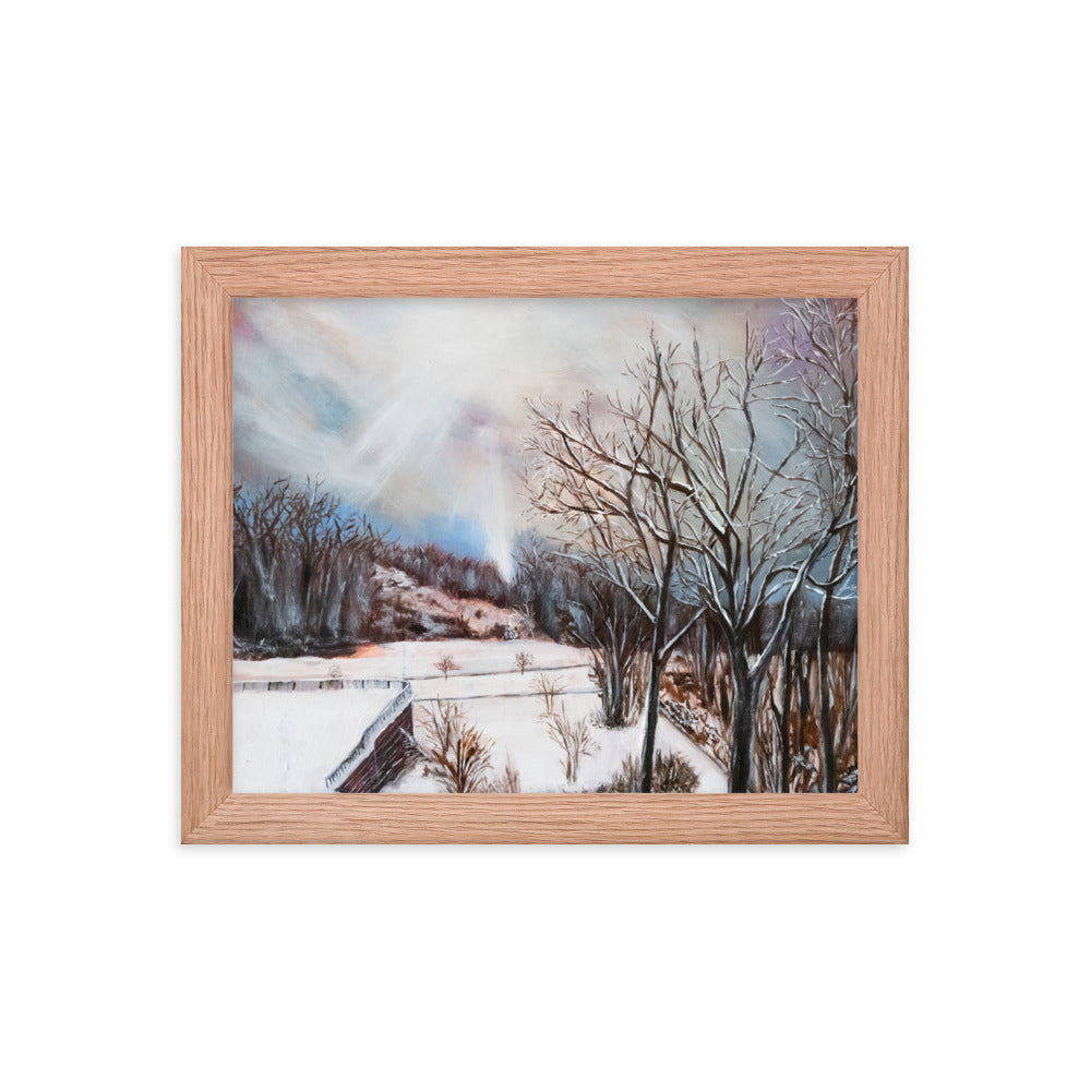 Winter's Sky 8x10in Framed Print