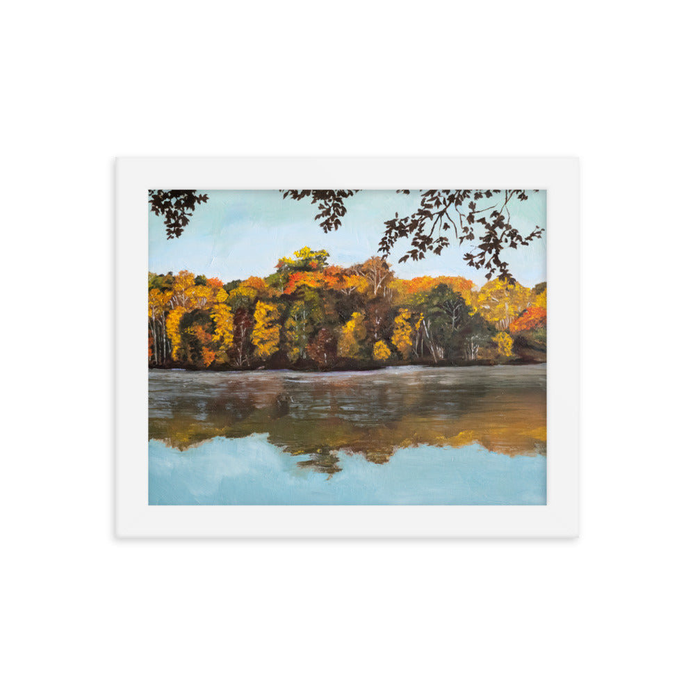 Fall's Foliage 8x10in Framed Print