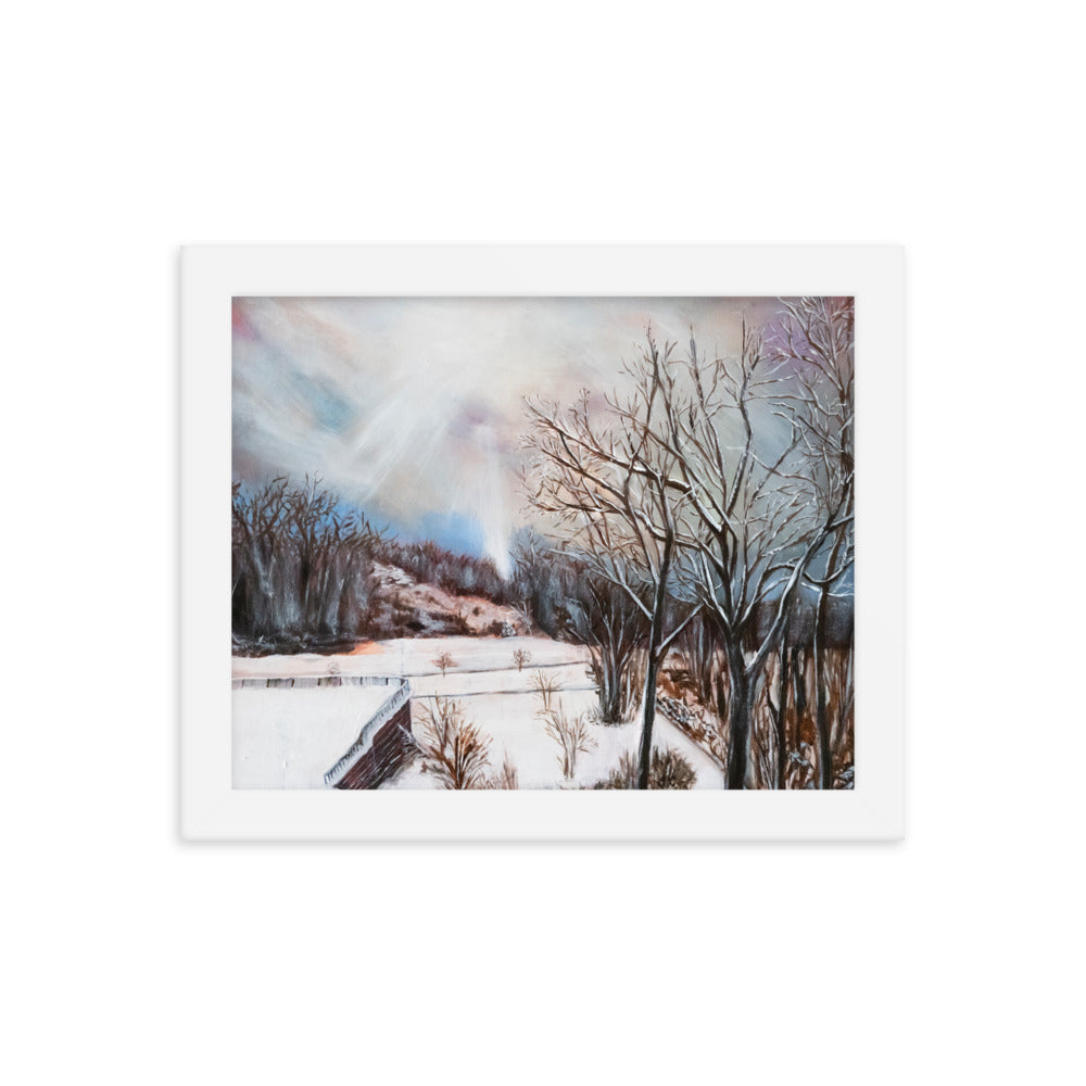 Winter's Sky 8x10in Framed Print