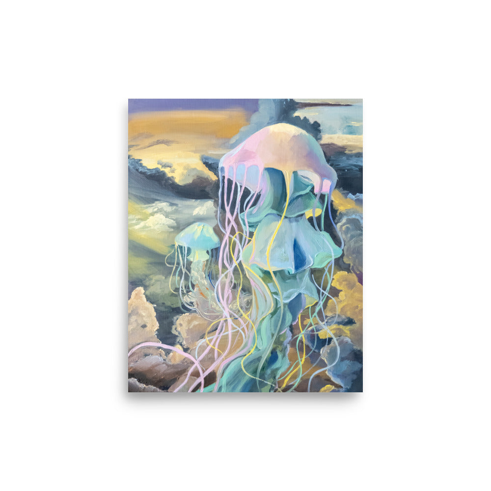 Jellyfish Daydreams 8x10in Print